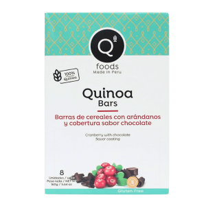 Quinoa Bar with Cranberry and Chocolate 8 x 20g(display with 8 bars)
