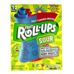 BETTY CROCKER FRUIT ROLL-UPS SOUR 10 X 141G