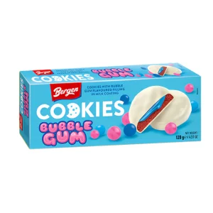 BERGEN BUBBLE GUM COOKIES 18 X 128G
