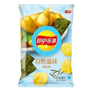 LAY'S NATURAL Seaweed Flavour 22 x 65g