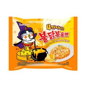 SAMYANG RAMEN 4 FLAVORS CHEESE FIRE CHICKEN NOODLE 32 X 145G